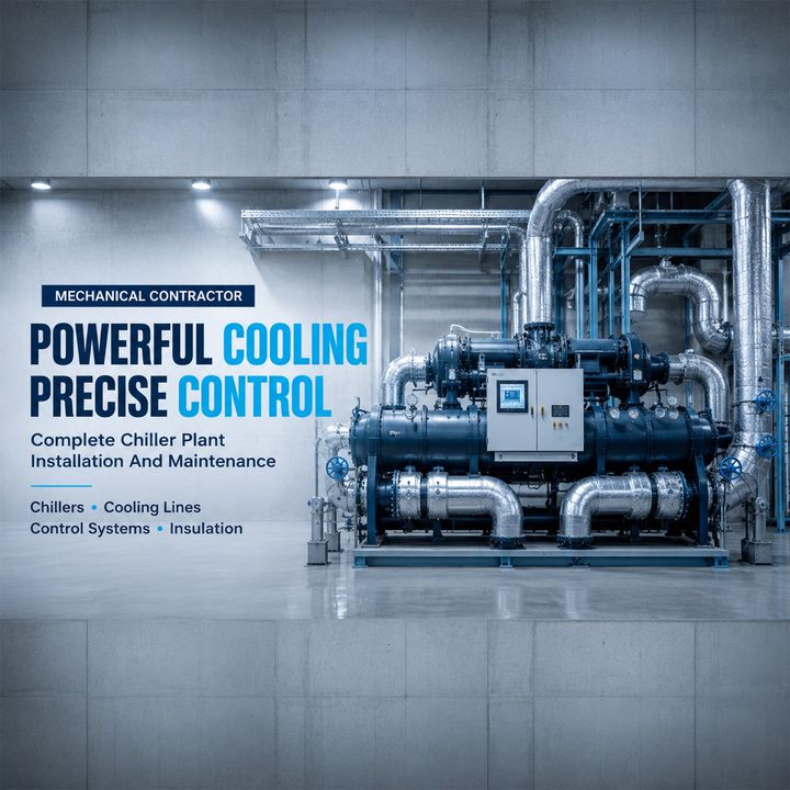 Mechanical Contractor 07 poster design