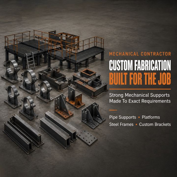 Mechanical Contractor 09 poster design
