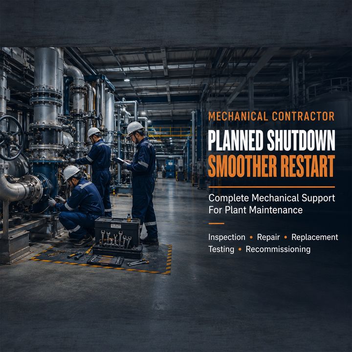 Mechanical Contractor 11 poster design