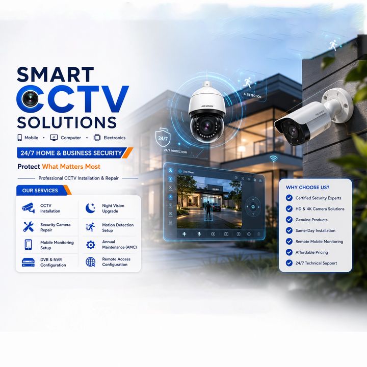 Cctv & Security Systems 12 poster design