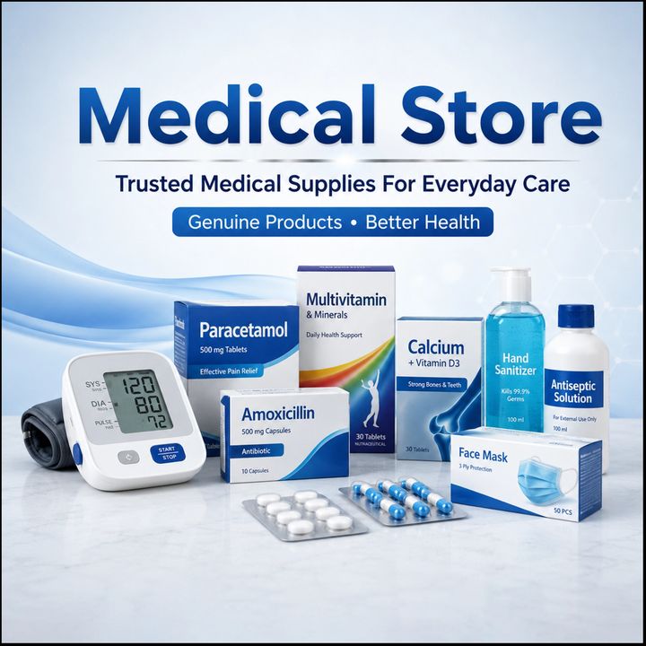 Medical Store / Pharmacy 06 poster design