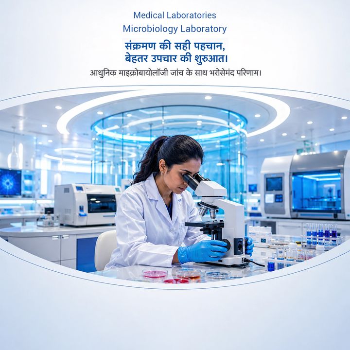 Medical Laboratory 18 poster design