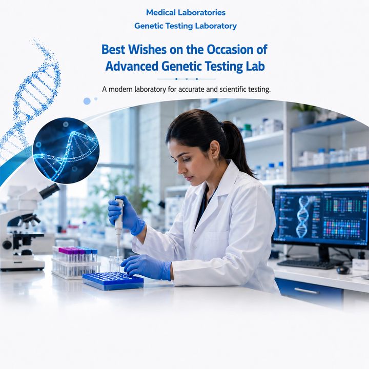 Medical Laboratory 11 poster design