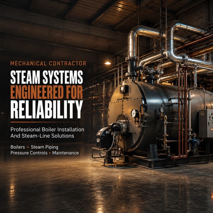 Mechanical Contractor 13 poster design