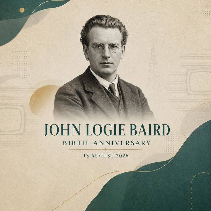 John Logie Baird 4 poster design