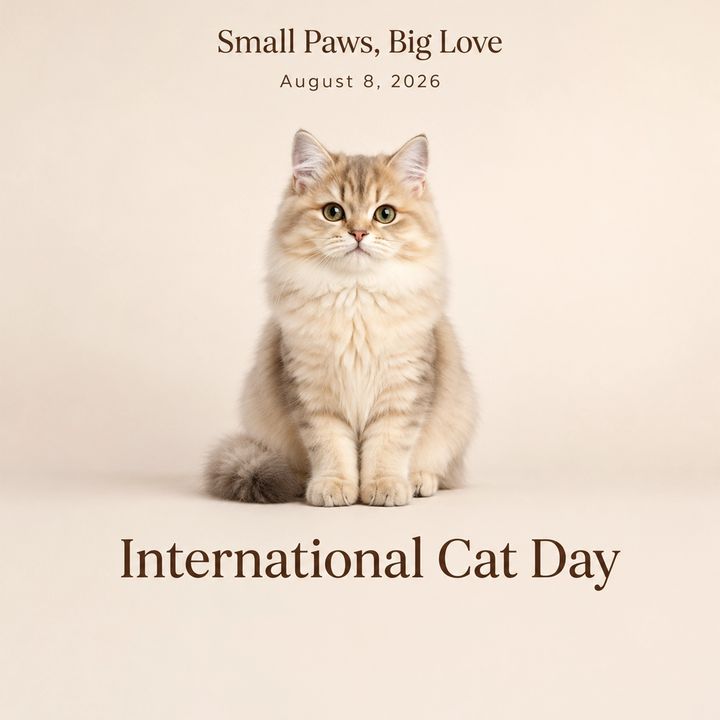 International Cat Day 4 poster design