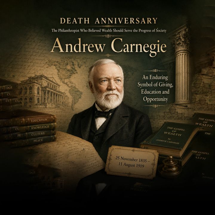 Andrew Carnegie 4 poster design