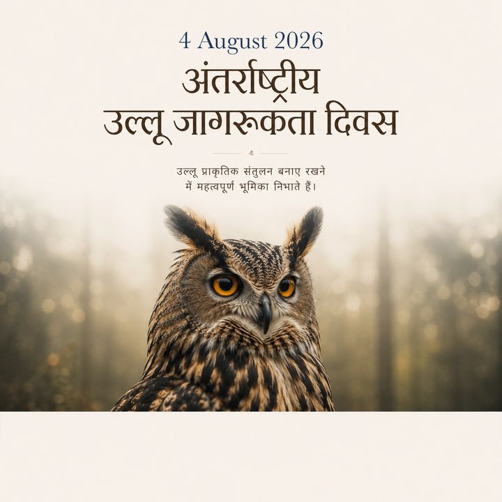 Owl Awareness Day 4 poster design