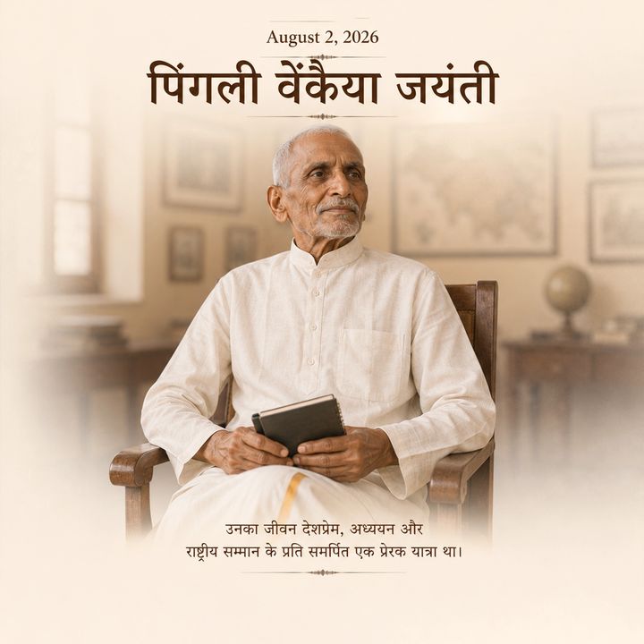 Pingali Venkayya Jayanti 2 poster design