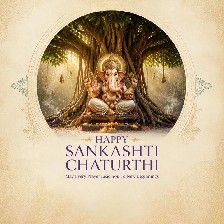 Sankashti Chaturthi 4 poster design