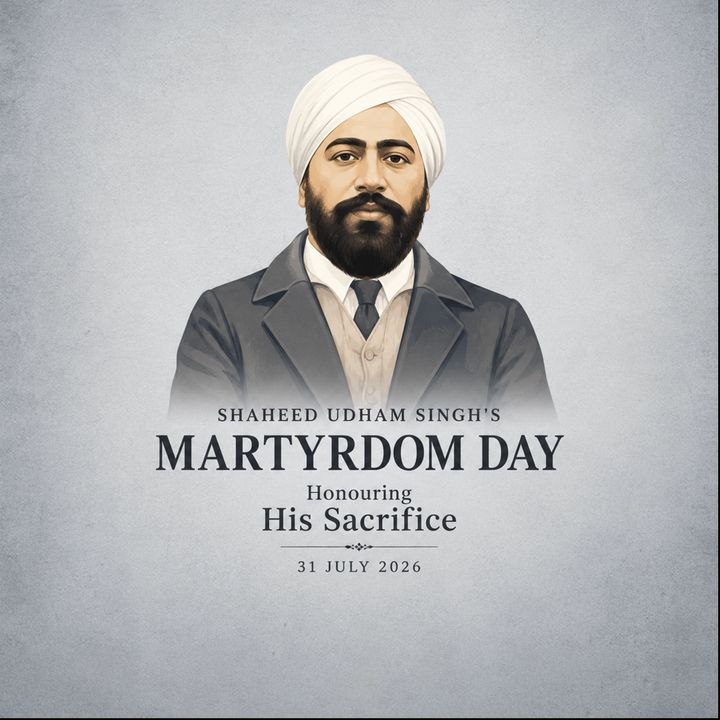 Shaheed Udham Singh Balidan 1 poster design