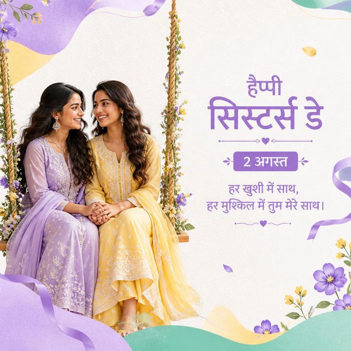 Sisters' Day 4 poster design