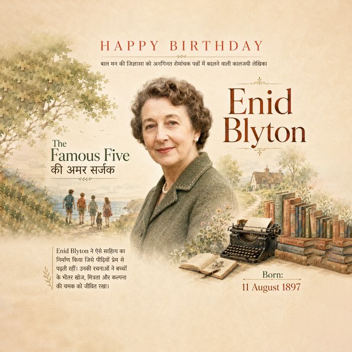 Enid Blyton 2 poster design