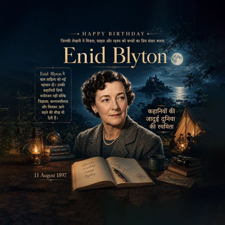Enid Blyton 3 poster design