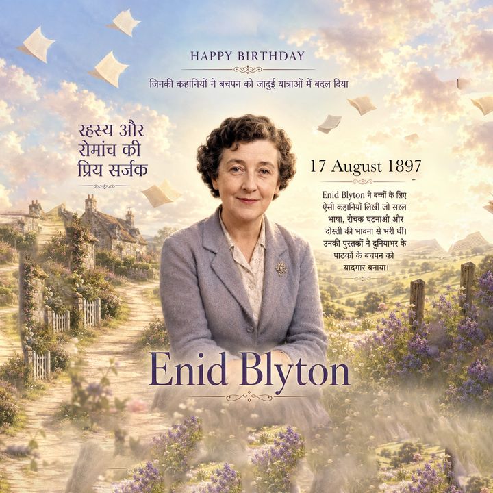 Enid Blyton 5 poster design