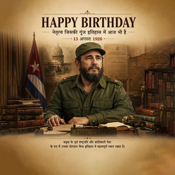 Fidel Castro 2 poster design