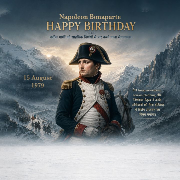 Napoleon Bonaparte 3 poster design