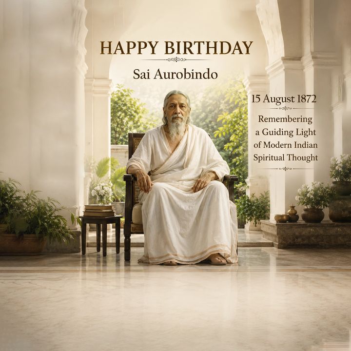 Sri Aurobindo 1 poster design