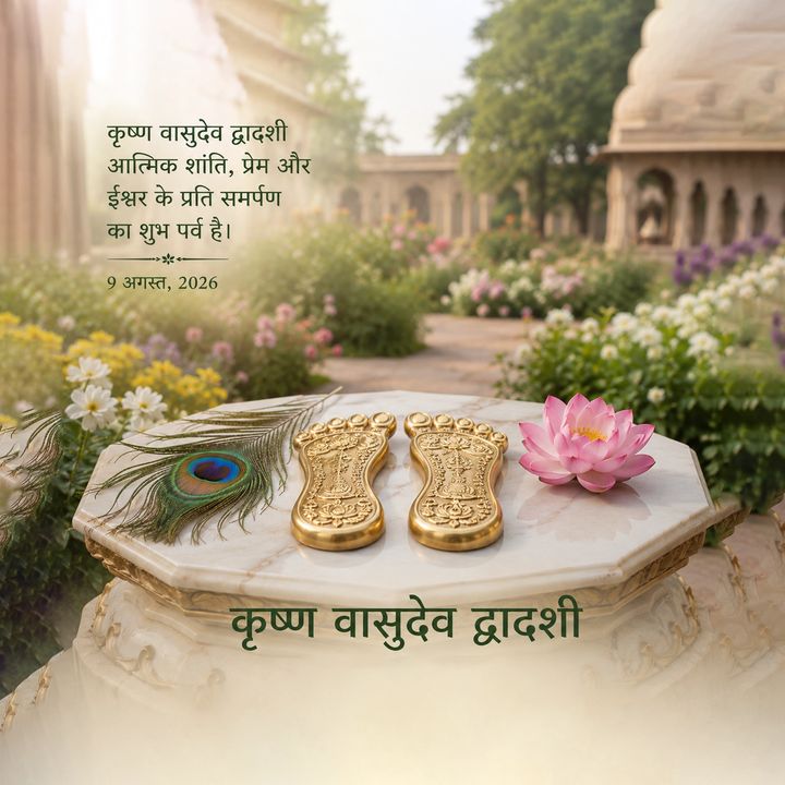 Krishna Vasudeva Dwadashi 1 poster design