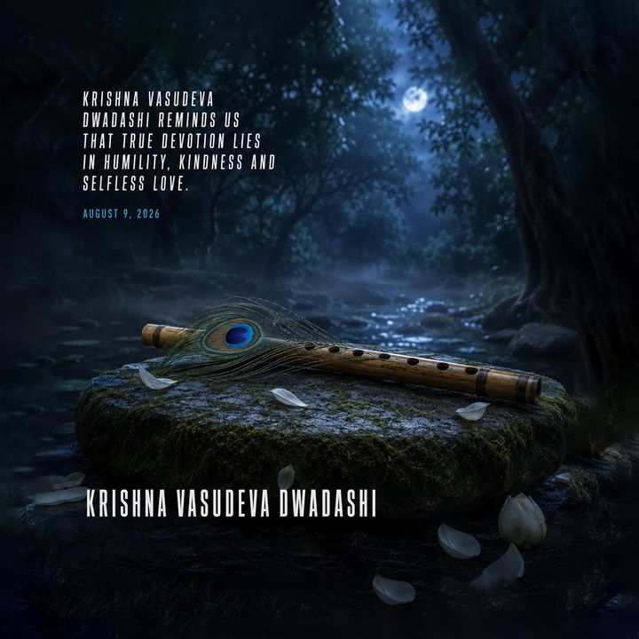 Krishna Vasudeva Dwadashi 3 poster design