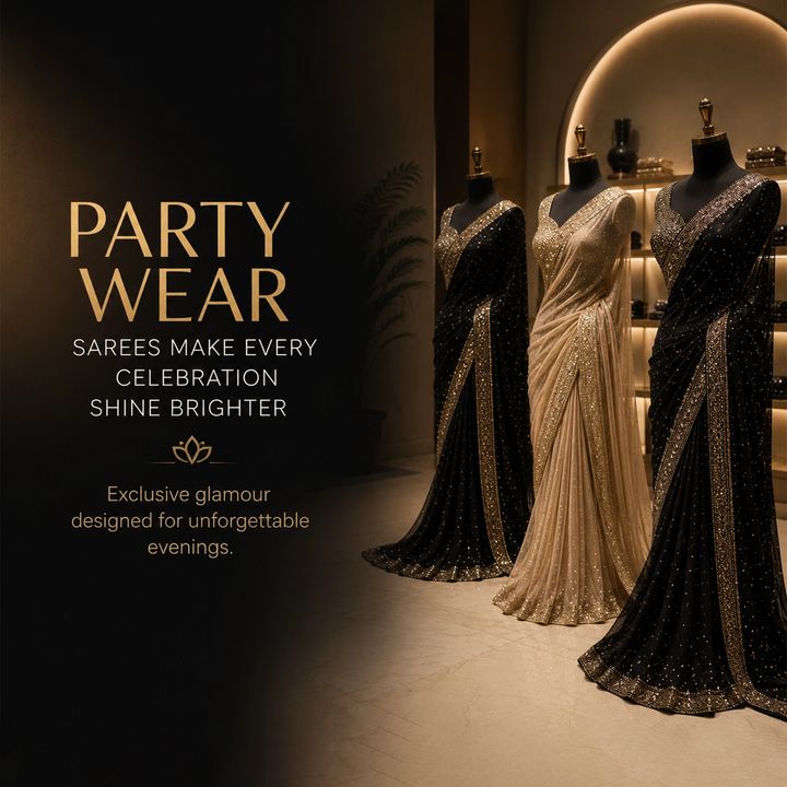 Saree Showroom 9 poster design