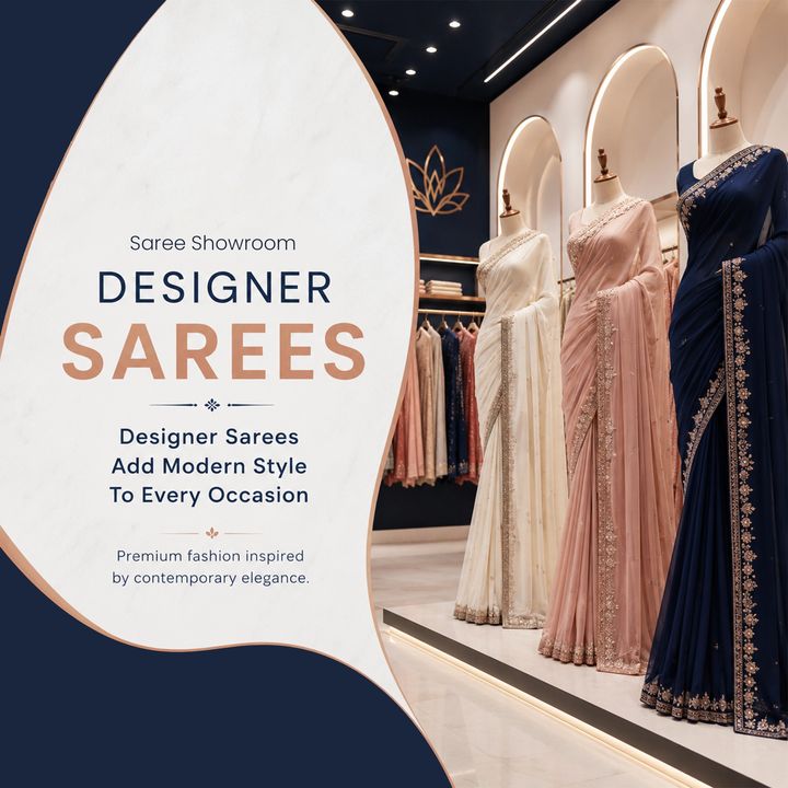 Saree Showroom 19 poster design