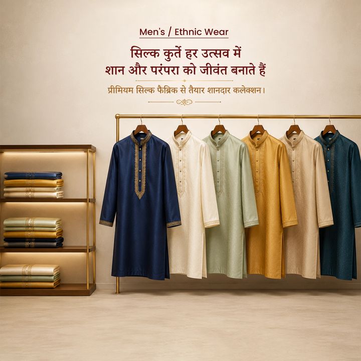 Men's / Ethnic Wear 3 poster design