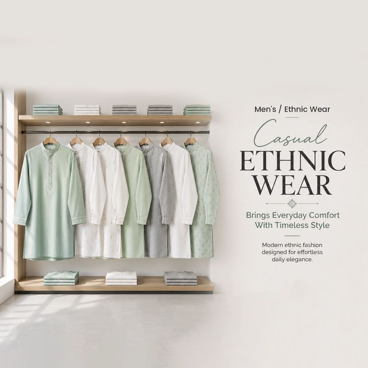 Men's / Ethnic Wear 11 poster design
