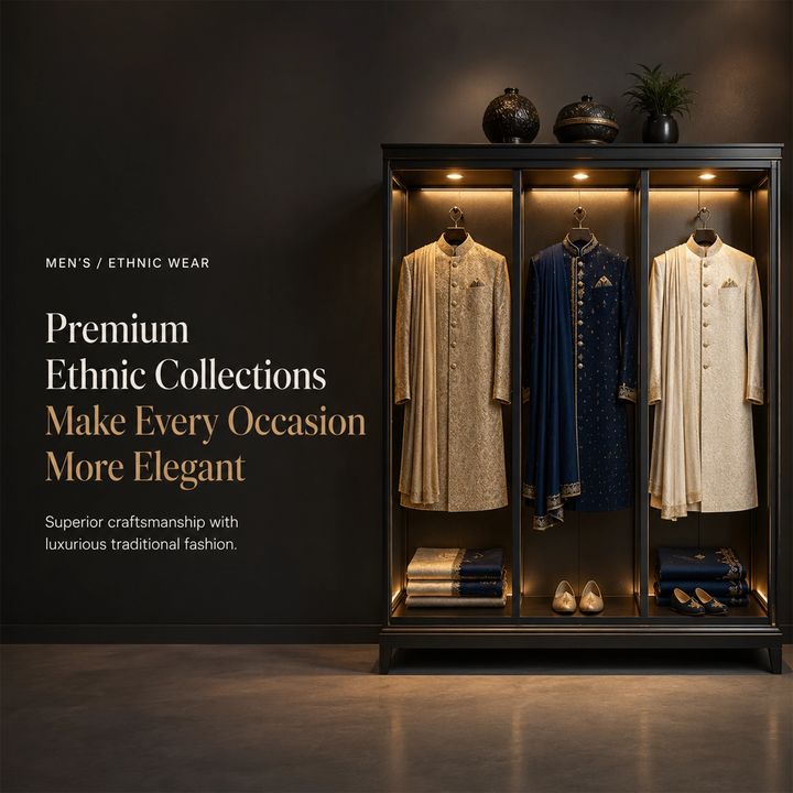 Men's / Ethnic Wear 14 poster design
