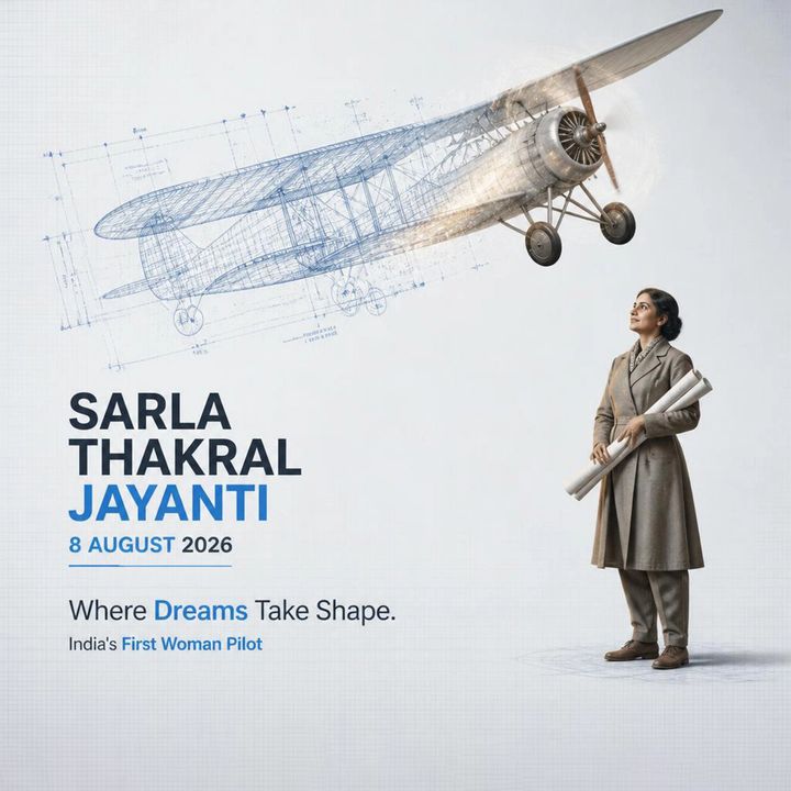 Sarla Thakhral Ji Jayanti 1 poster design