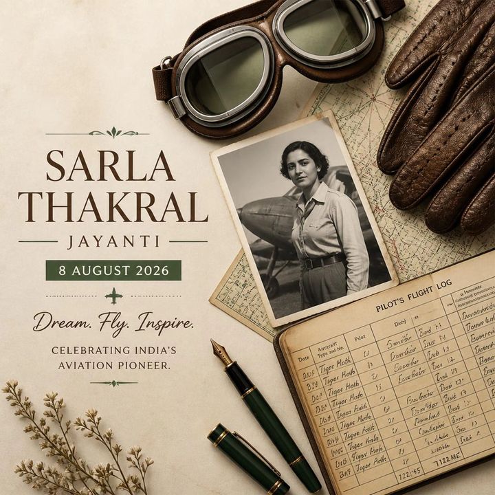 Sarla Thakhral Ji Jayanti 2 poster design