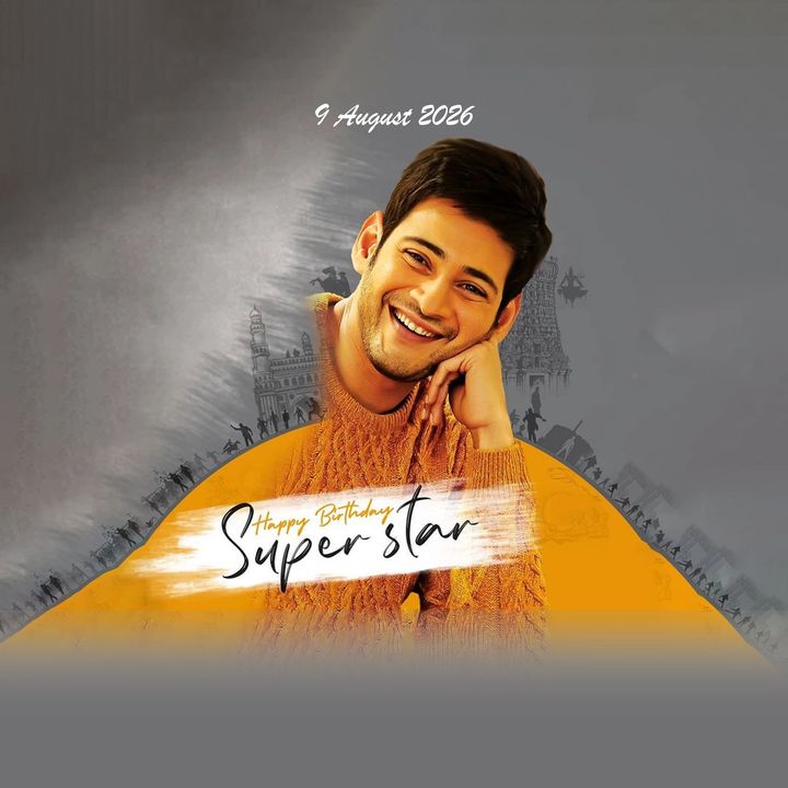Mahesh Babu Birthday 3 poster design