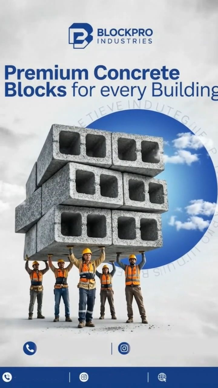 Building Materials Video 2 poster design