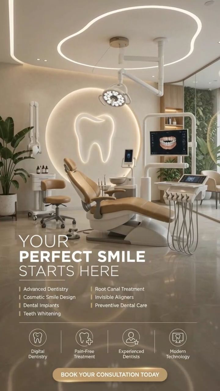 Dental Clinic Video 3 – Dentist / Dental Clinic poster design