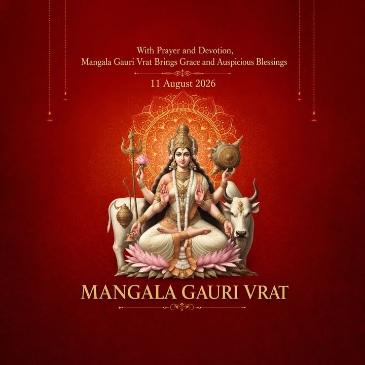 Second Mangala Gauri Vrat 4 poster design