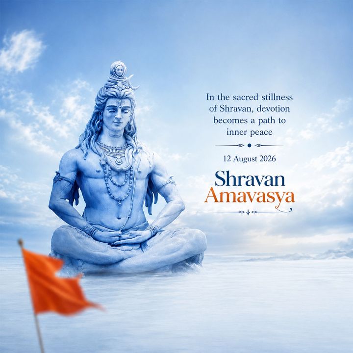 Shravan Amavasya 1 poster design