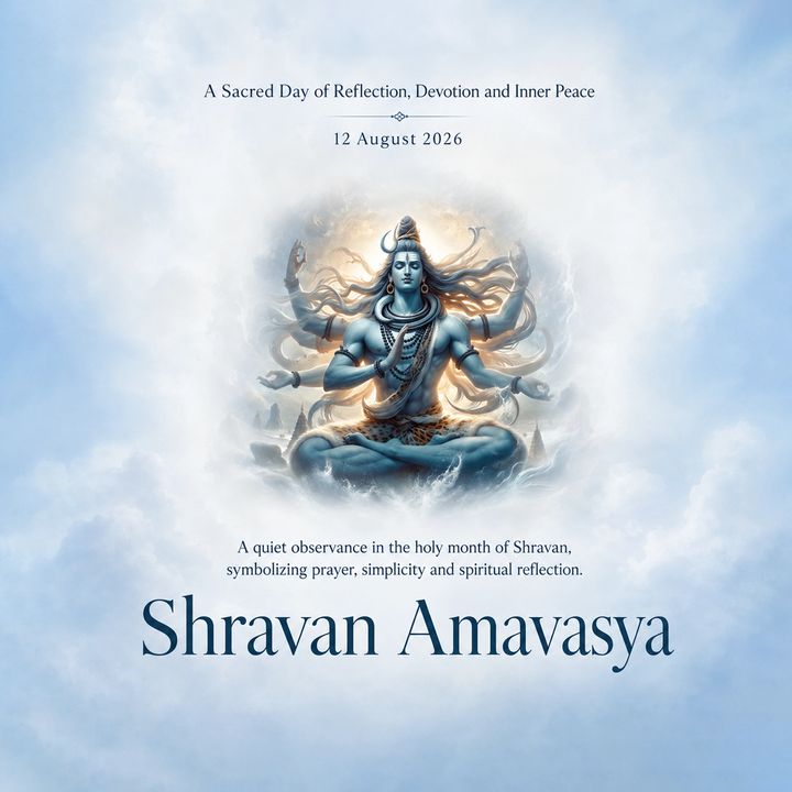 Shravan Amavasya 5 poster design