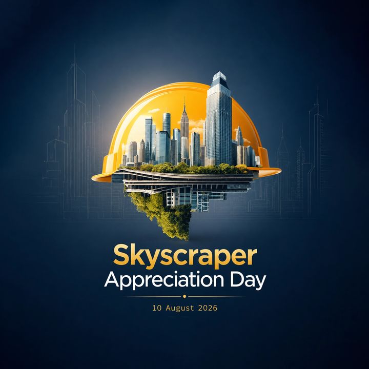 Skyscraper Appreciation Day 1 poster design
