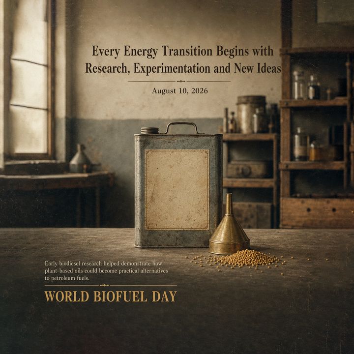 World Biofuel Day 1 poster design
