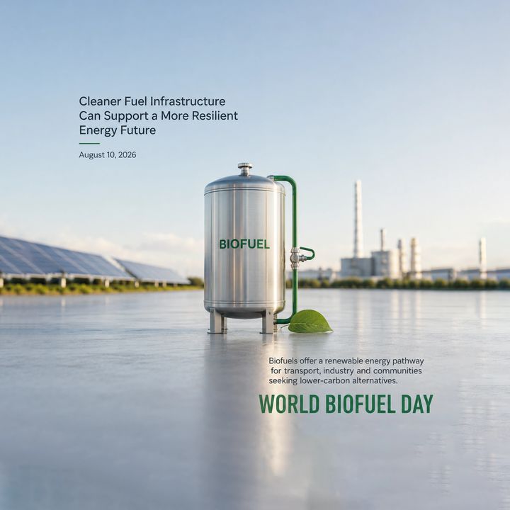 World Biofuel Day 3 poster design