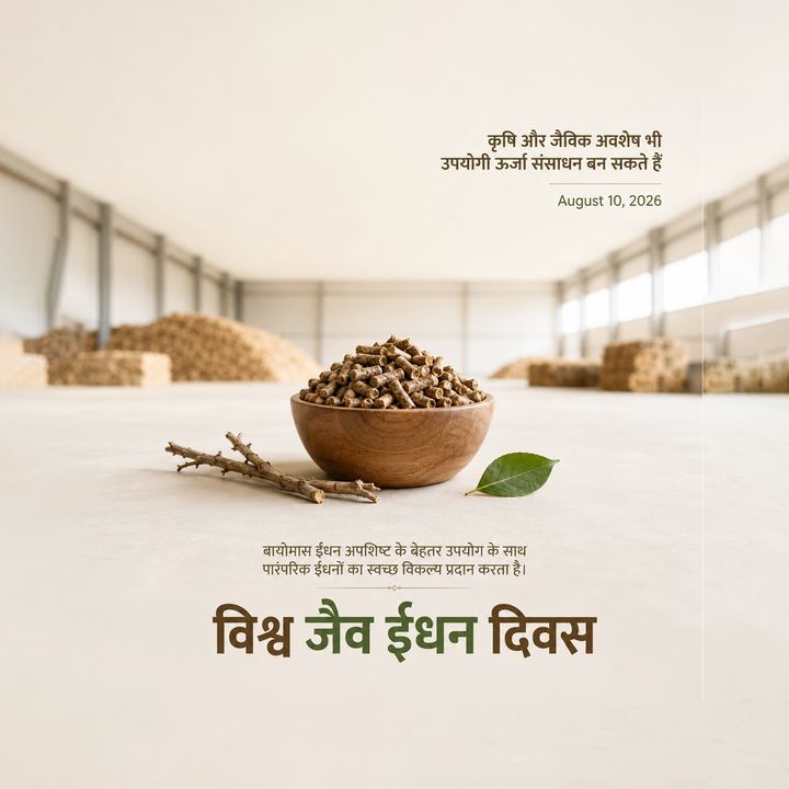 World Biofuel Day 5 poster design