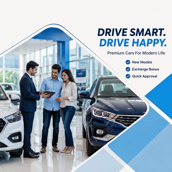 Automobile Sales / Showroom 14 poster design