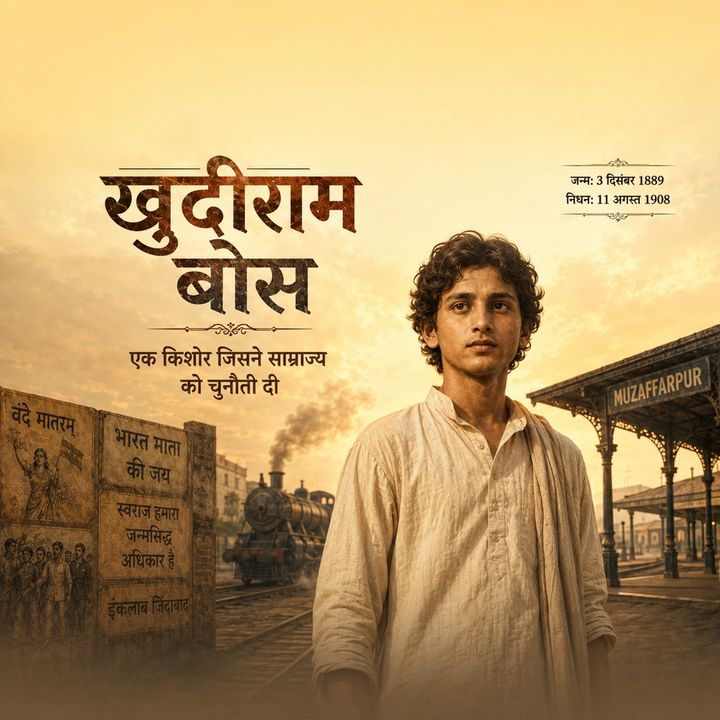 Khudiram Bose Balidan Diwas 03 poster design