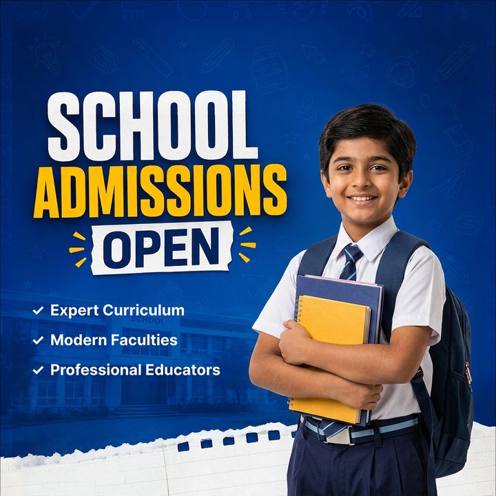 School 2 – Education & Coaching poster design