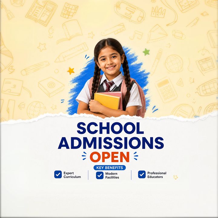 School 4 – Education & Coaching poster design