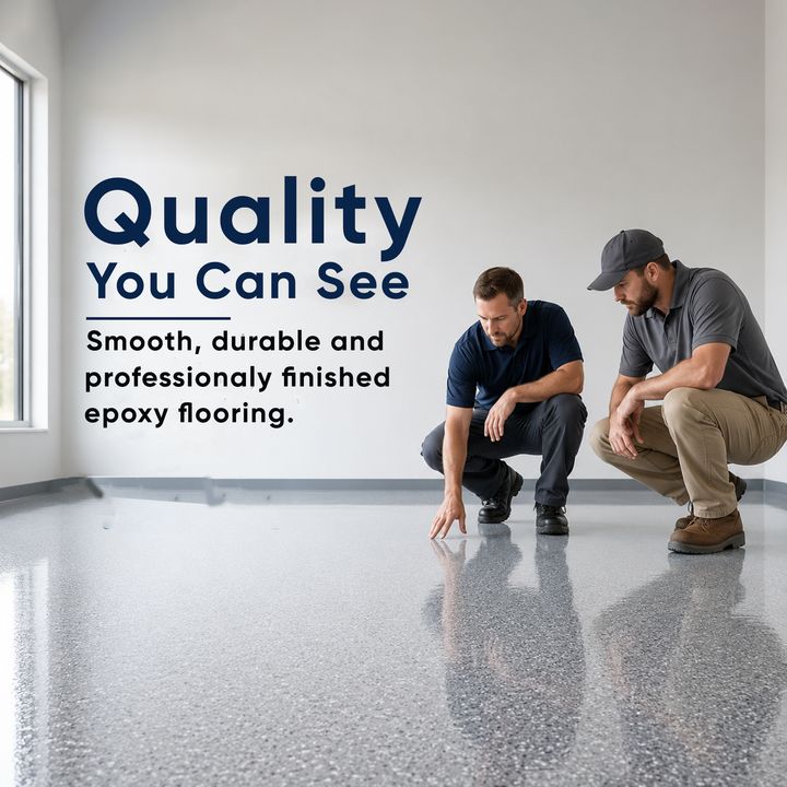 Epoxy Floor Coating8 – Construction & Contractors poster design