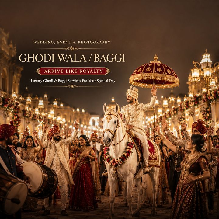 Ghodi Wala / Baggi (baraat) 15 poster design