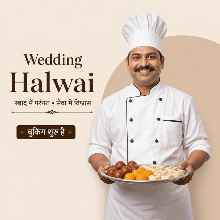 Halwai 9 – Wedding, Events & Photography poster design