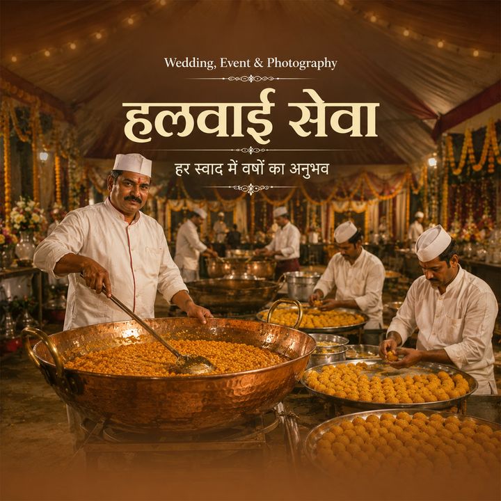Halwai 15 – Wedding, Events & Photography poster design