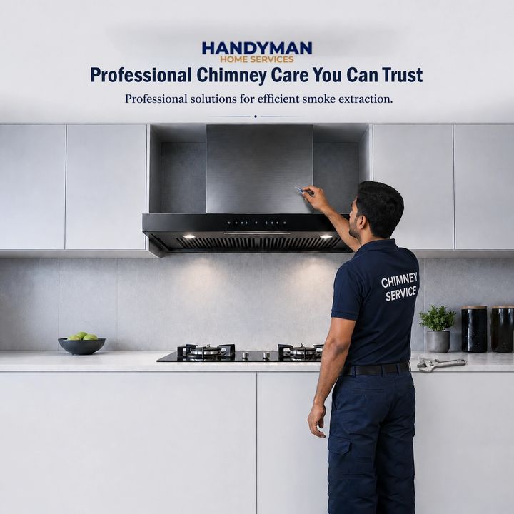 Chimney & Kitchen Cleaning 3 poster design